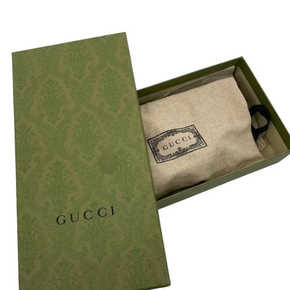 GG MARMONT THIN LEATHER BELT WITH SHINY BUCKLE - Picture 3 of 3